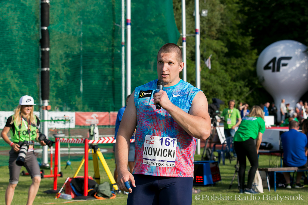 Wojciech Nowicki poprawił rekord życiowy w rzucie młotem - w Chorzowie znów wygrał z Fajdkiem