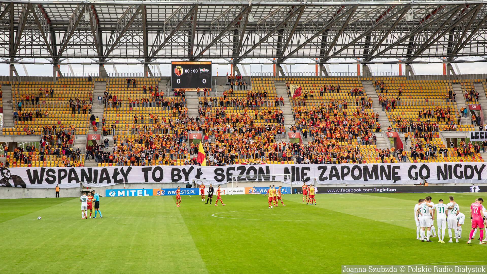 Kibice wrócili na stadion - Jagiellonia Białystok wygrywa z Lechią Gdańsk [zdjęcia]