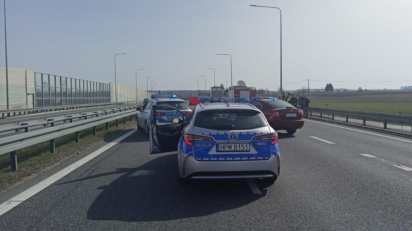 Prawdopodobnie Małgorzata Gersdorf i jej mąż jechali samochodem, który nie zatrzymał się po śmiertelnym wypadku na S8