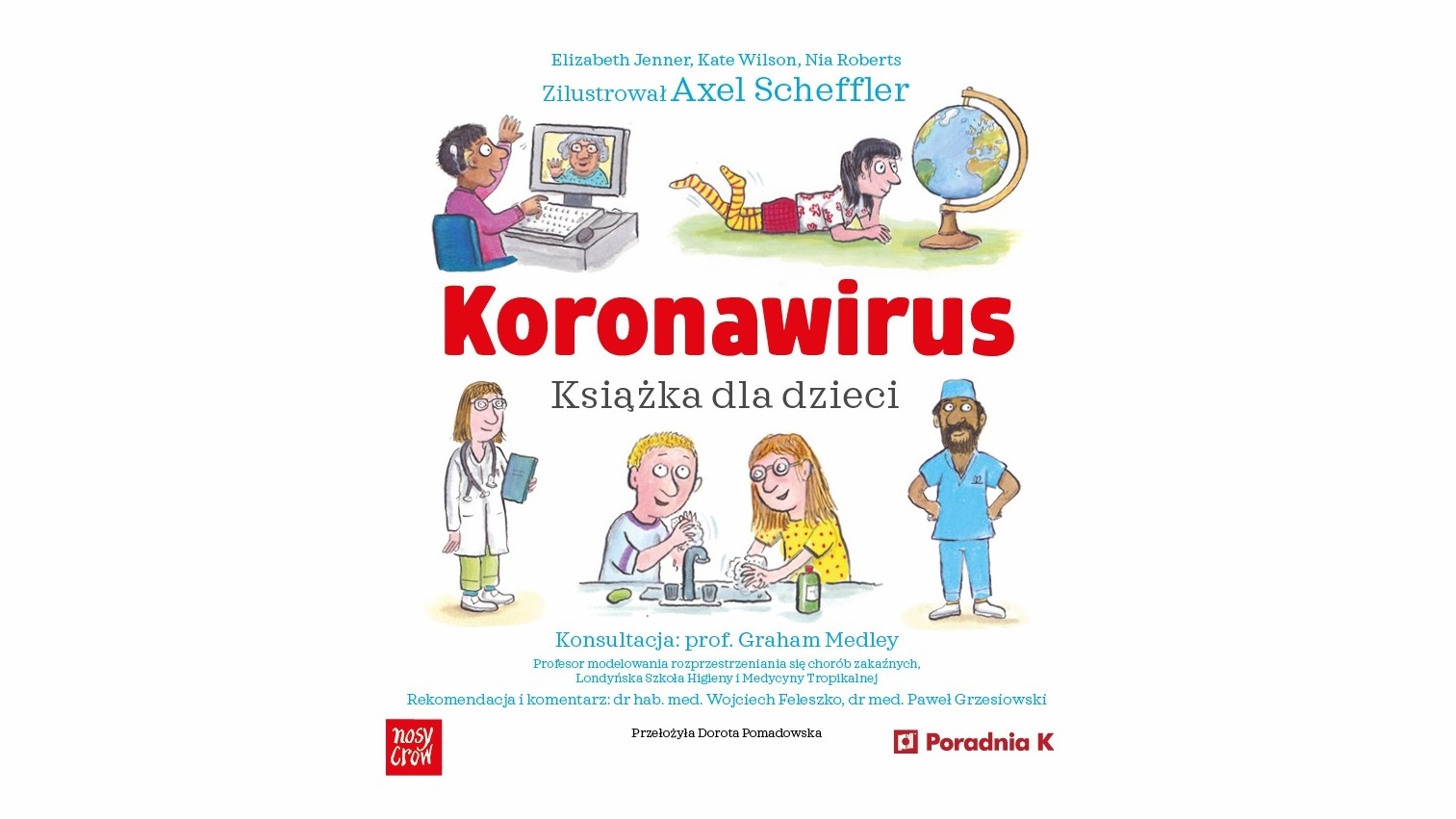 Książka dla dzieci o koronawirusie - bezpłatnie dostępna w internecie