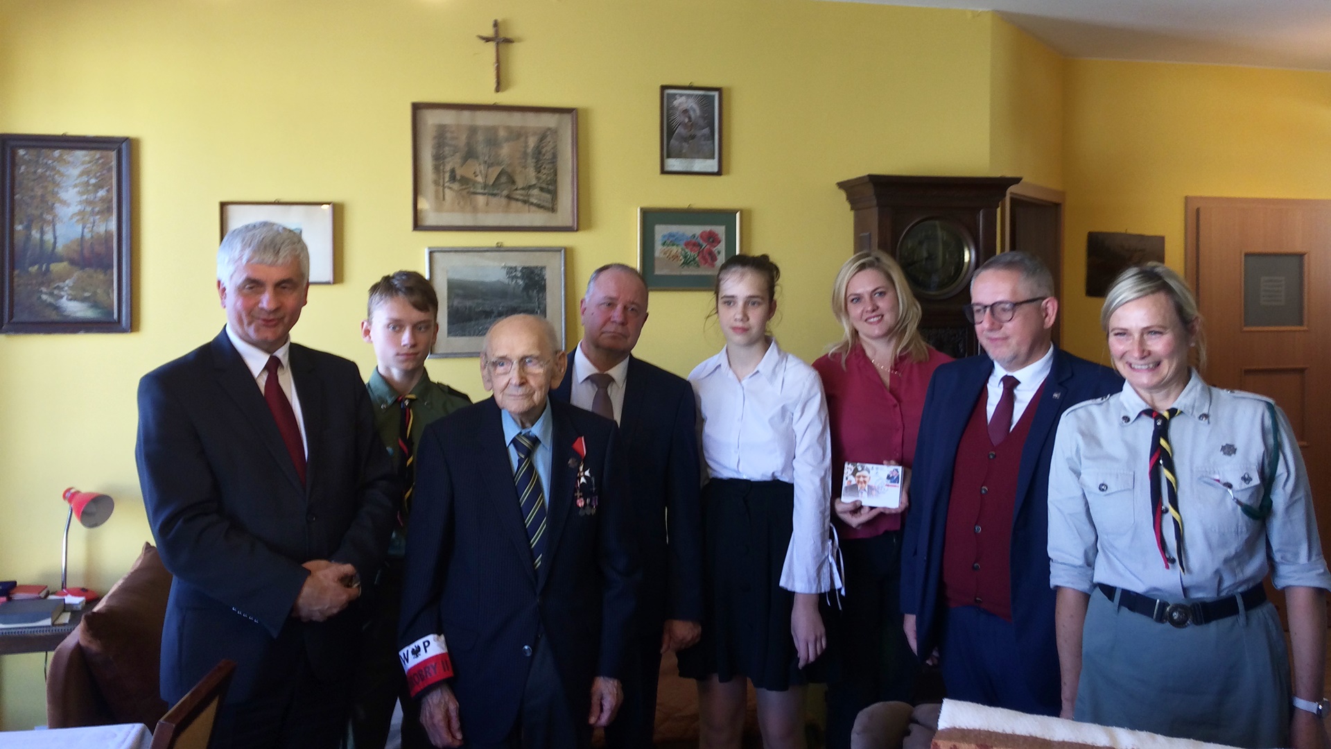Wyjątkowe urodziny - por. Mieczysław Wroczyński kończy sto lat