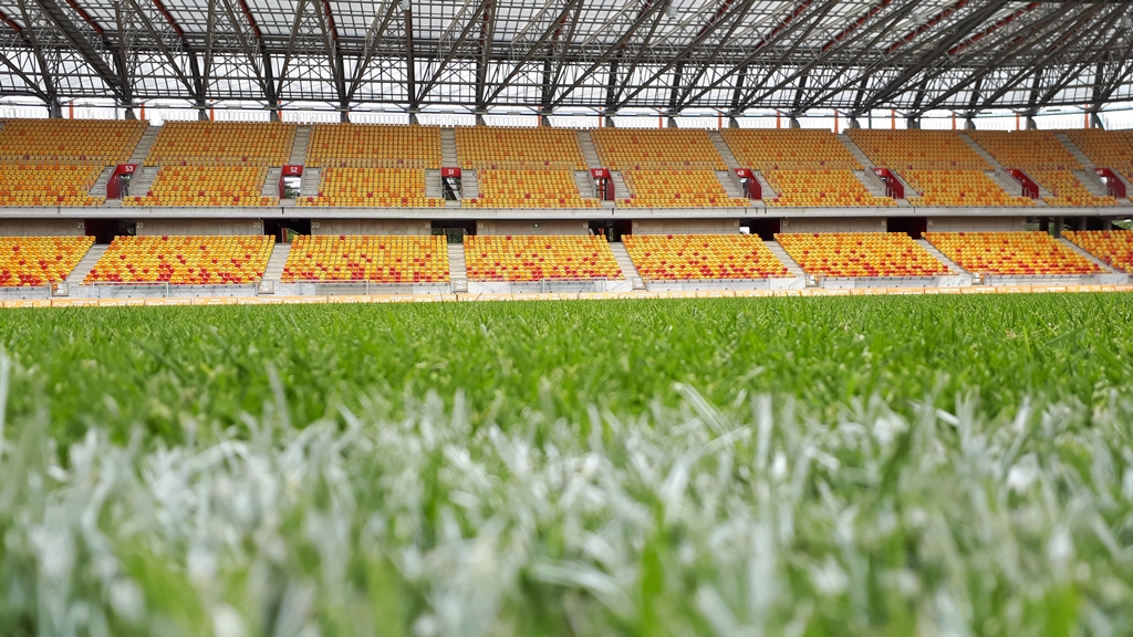 Najlepsza murawa w Polsce jest na Stadionie Miejskim w Białymstoku