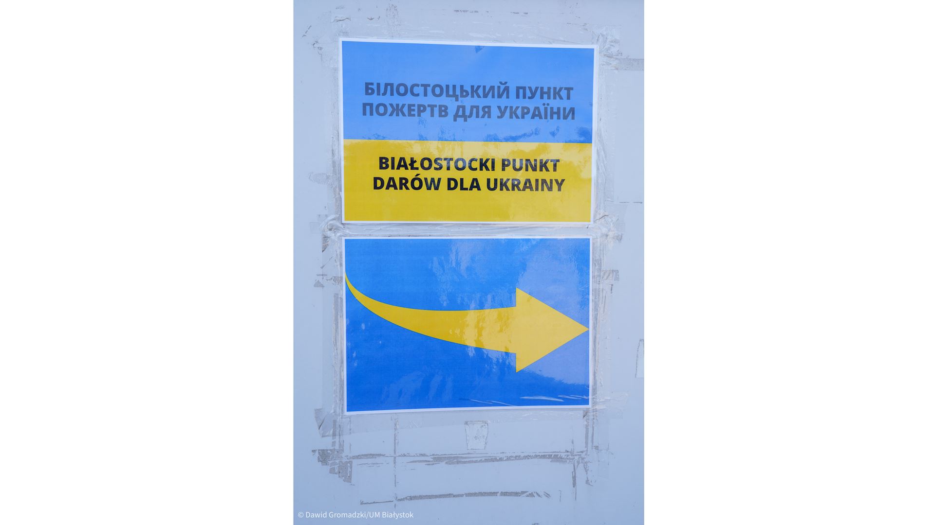 Urzędnicy i wolontariusze podsumowali dotychczasową działalność Białostockiego Punktu Darów dla Ukrainy