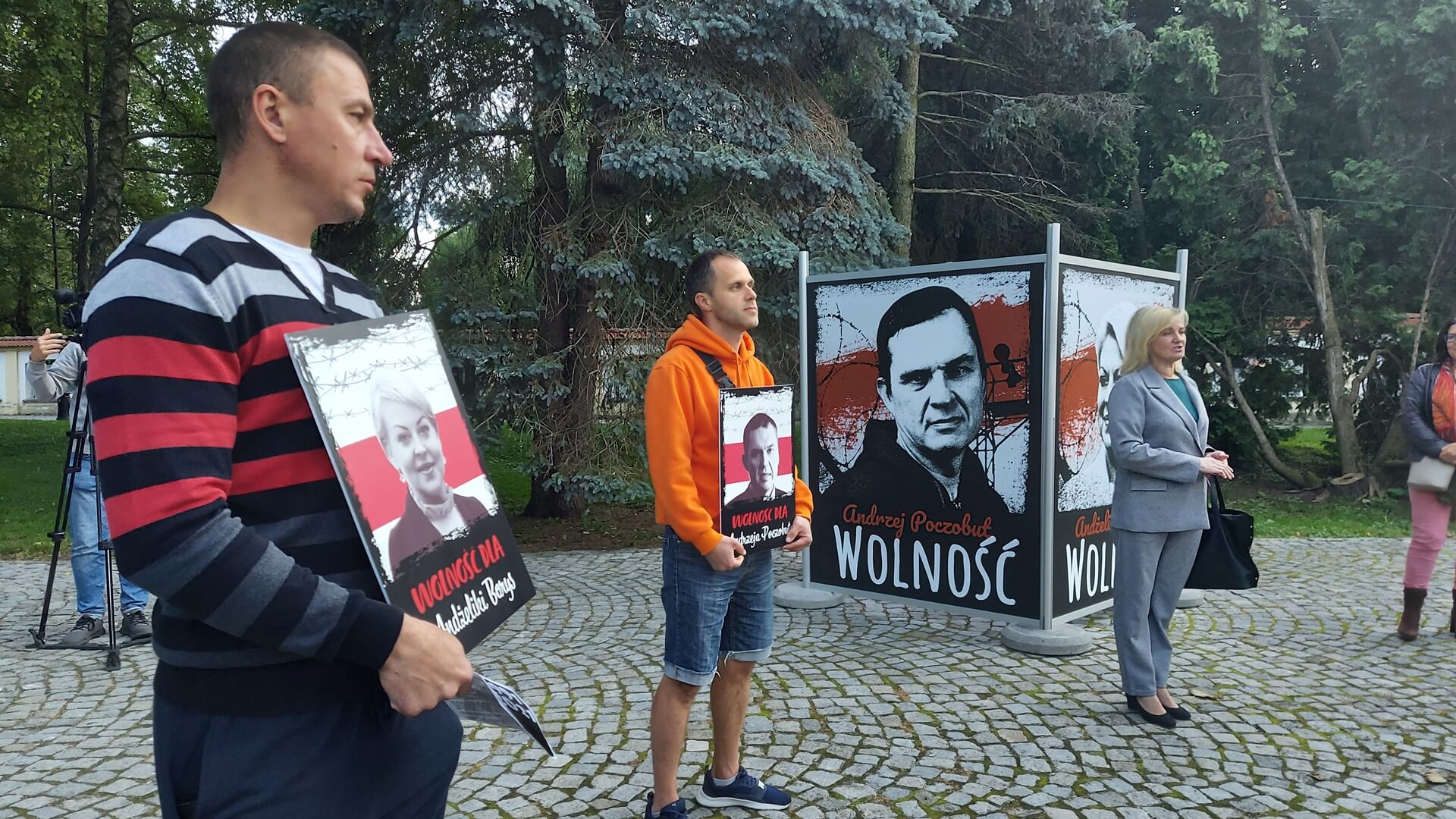 W Białymstoku zorganizowano akcję solidarności z Polakami prześladowanymi na Białorusi