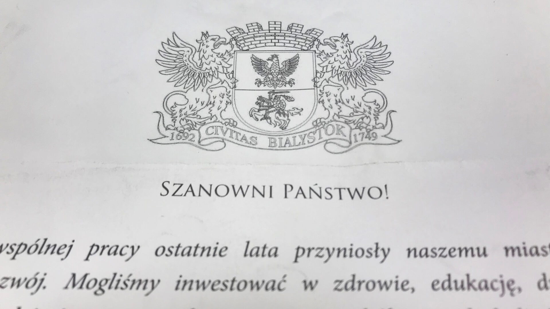 "Prezydent listy pisze" - felieton Marka Gąsiorowskiego