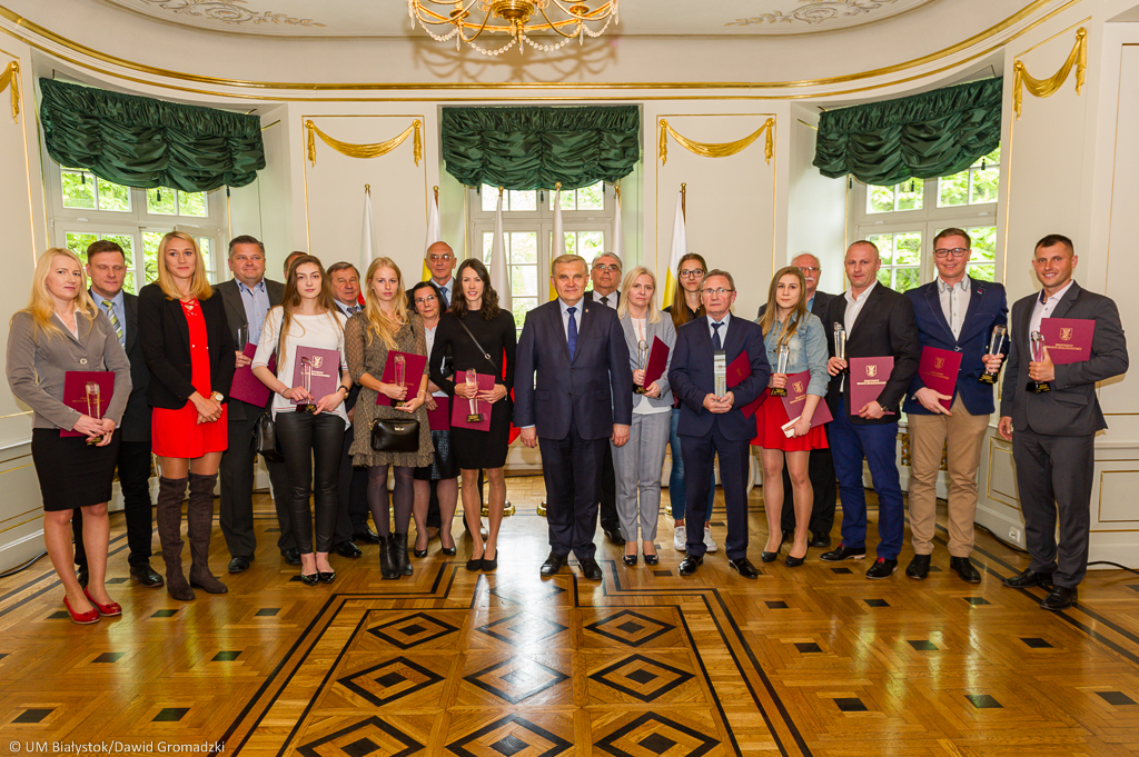 Najlepsi białostoccy sportowcy nagrodzeni przez prezydenta miasta