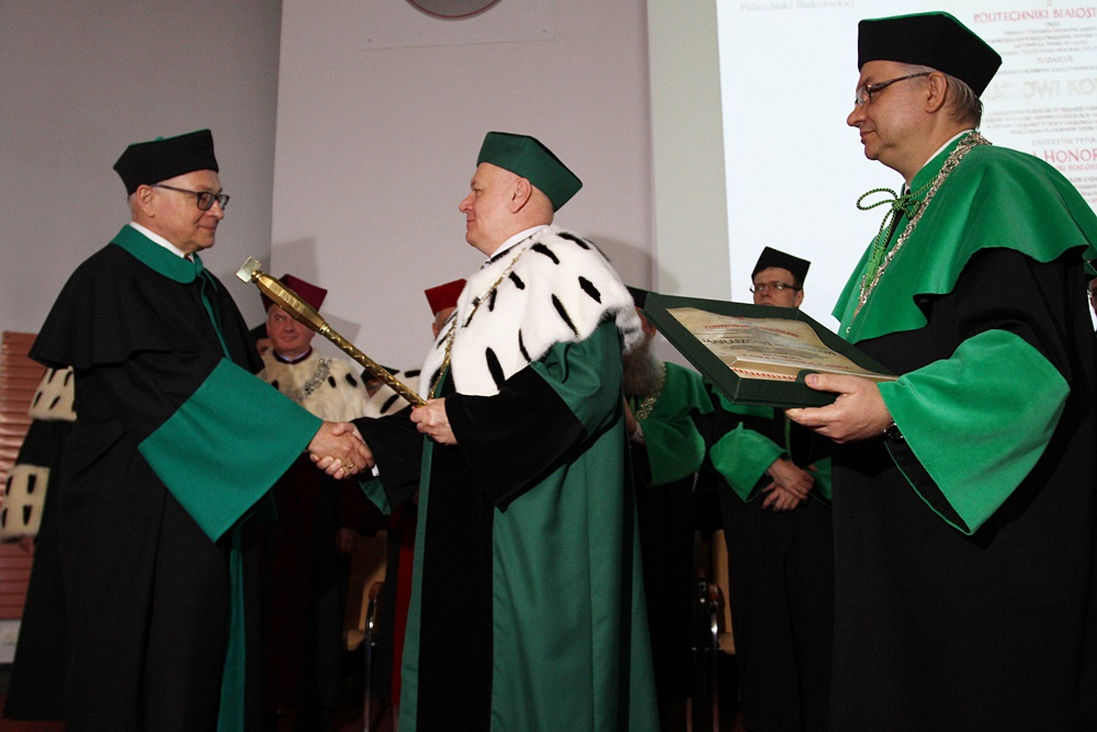 Prof. Janusz Kowal doktorem honoris causa Politechniki Białostockiej