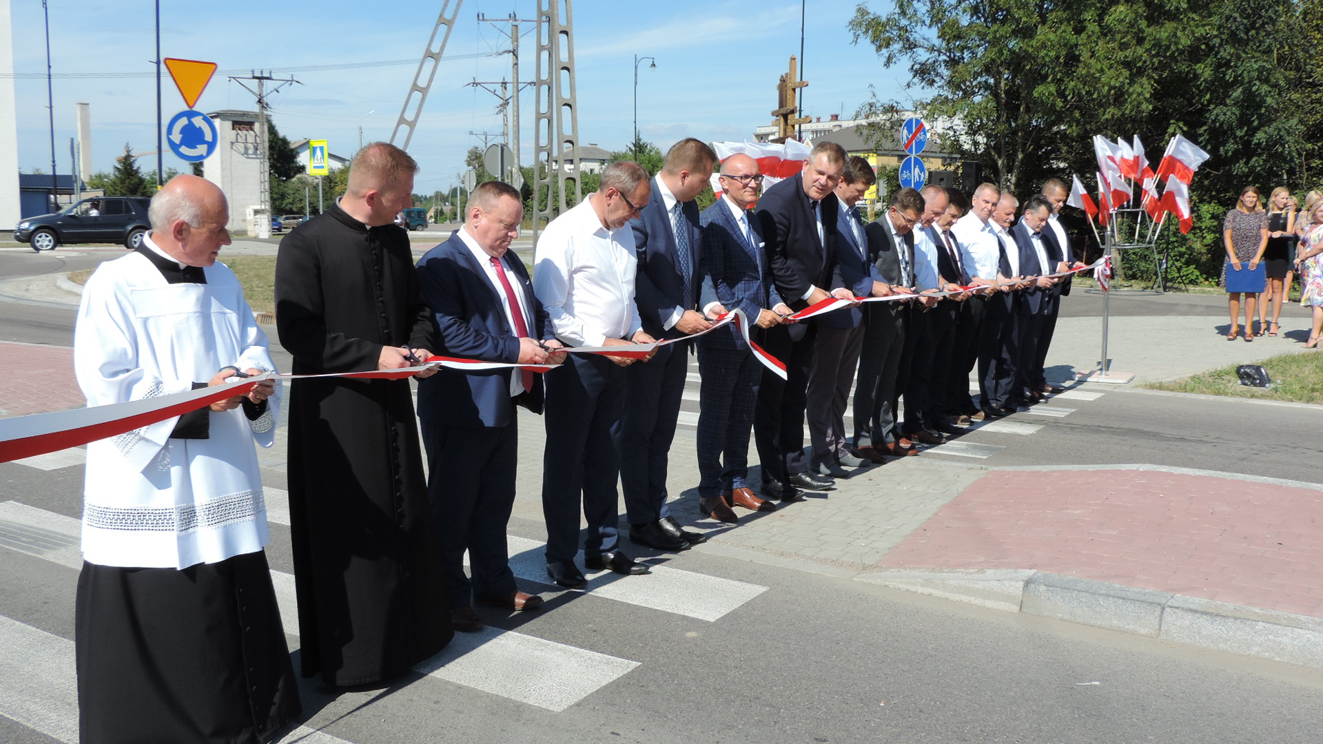 W Wysokiem Mazowieckiem oficjalnie otwarto Aleję Niepodległości