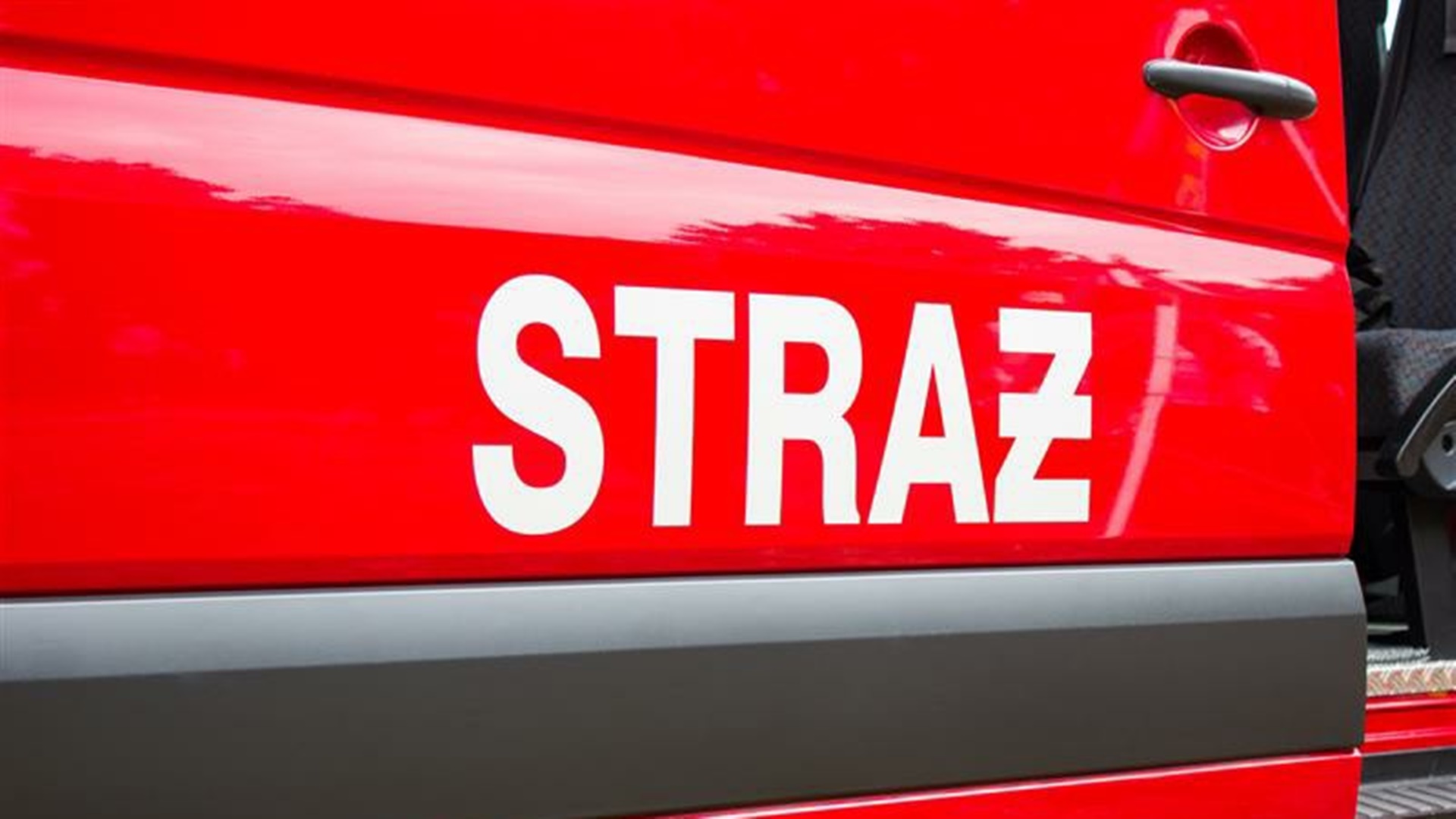 Pożar w Sejnach - drewniany dom spalił się niemal doszczętnie