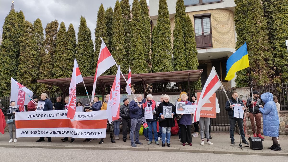 Białoruska diaspora w Białymstoku solidaryzuje się z więźniami politycznymi na Białorusi