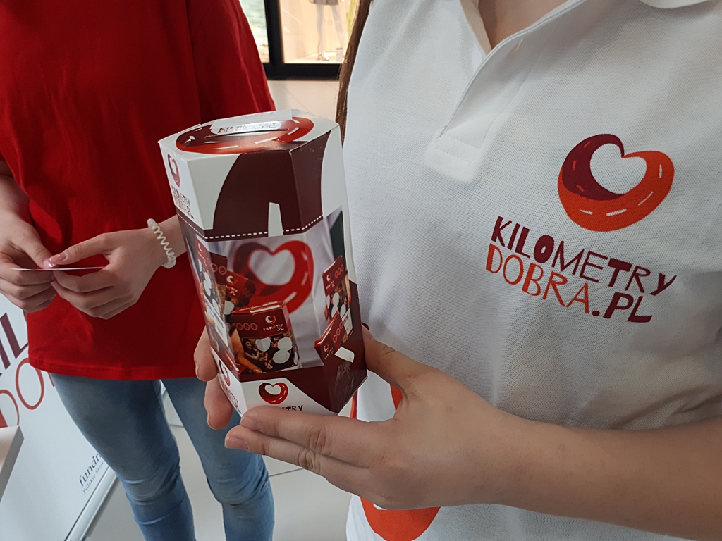 Kilometry dobra - zbiórka pieniędzy w białostockich galeriach