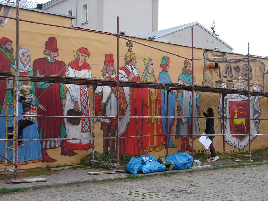 Z okazji 100-lecia niepodległości Polski - w Łomży powstają murale