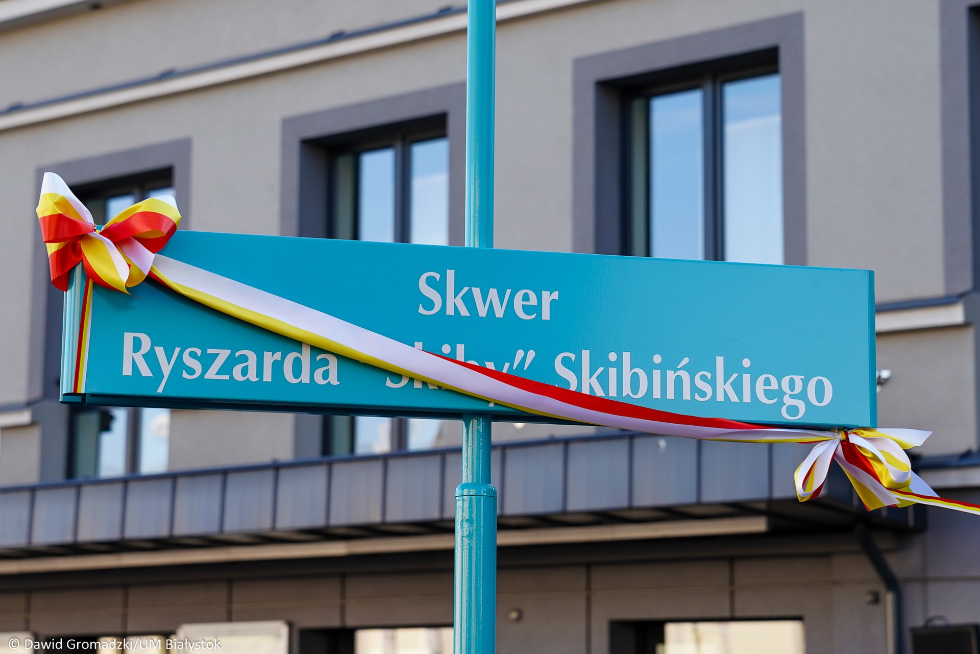 Ryszard "Skiba" Skibiński patronem skweru przed Białostockim Ośrodkiem Kultury