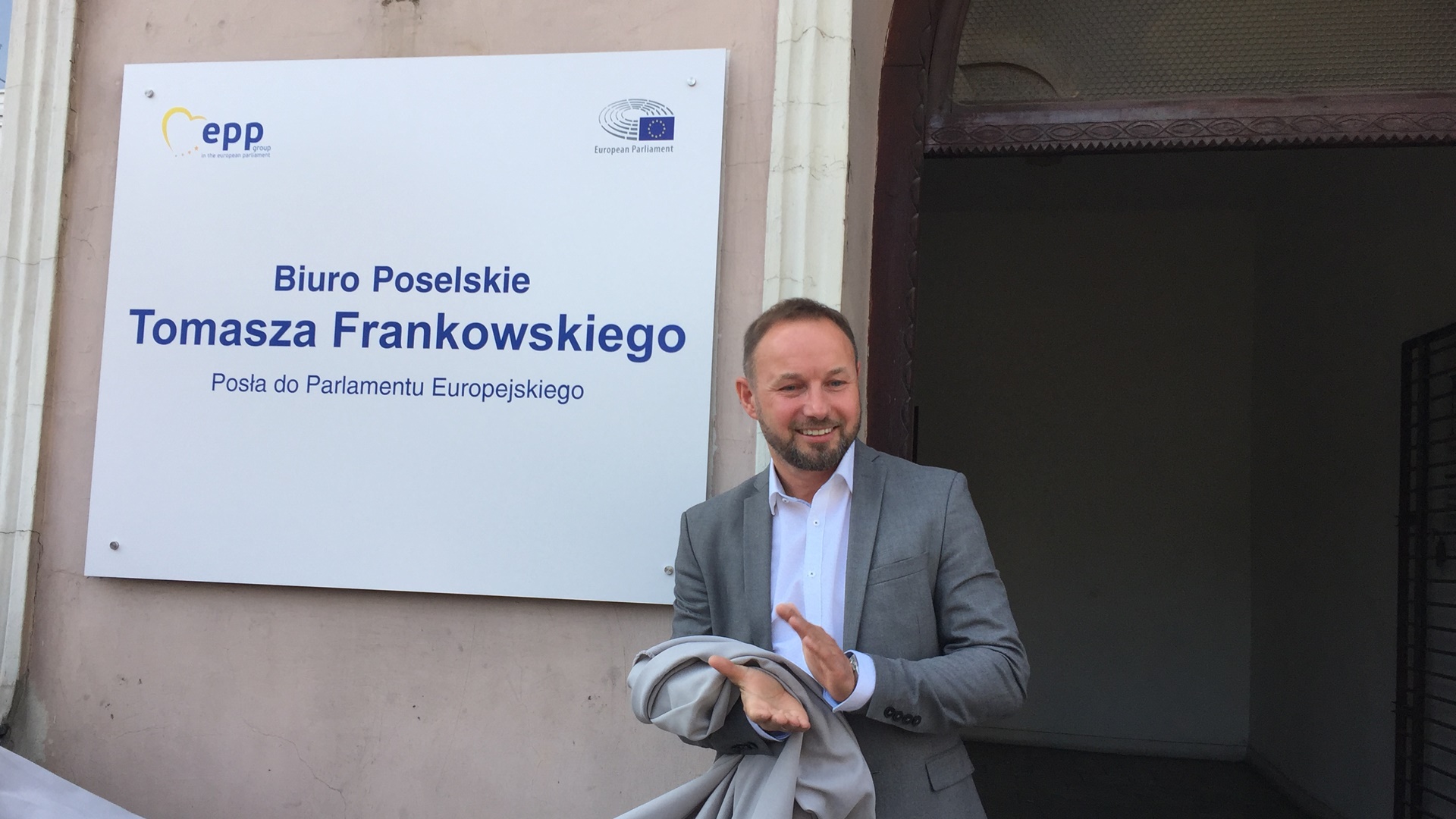 Europoseł PO Tomasz Frankowski otworzył swoje biuro w Białymstoku