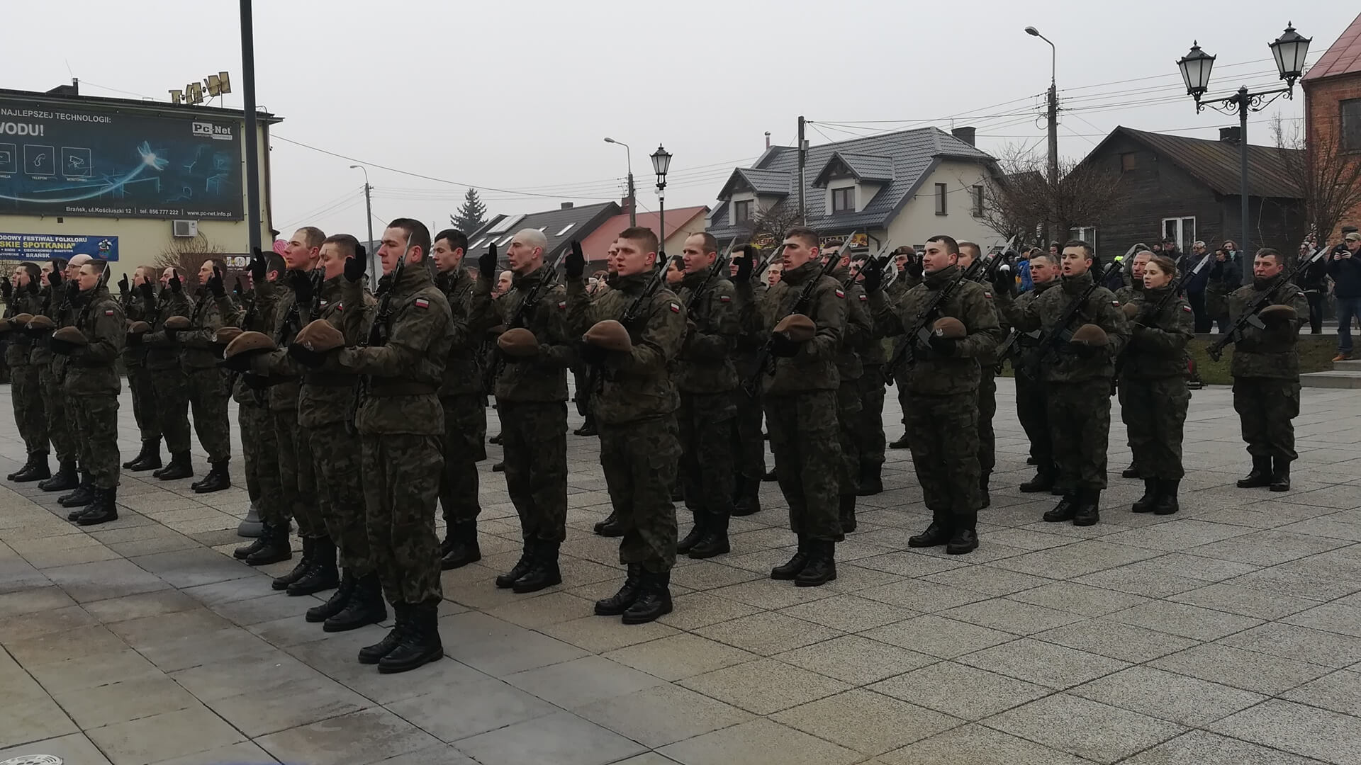 Ponad 50 żołnierzy WOT złożyło w Brańsku ślubowanie