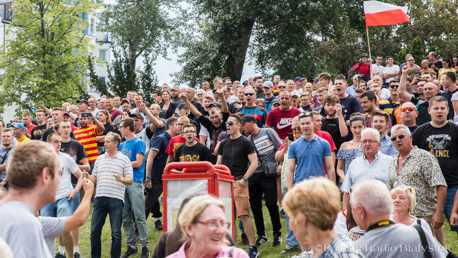 Zidentyfikowano ponad 90 osób w zw. z łamaniem prawa podczas Marszu Równości w Białymstoku