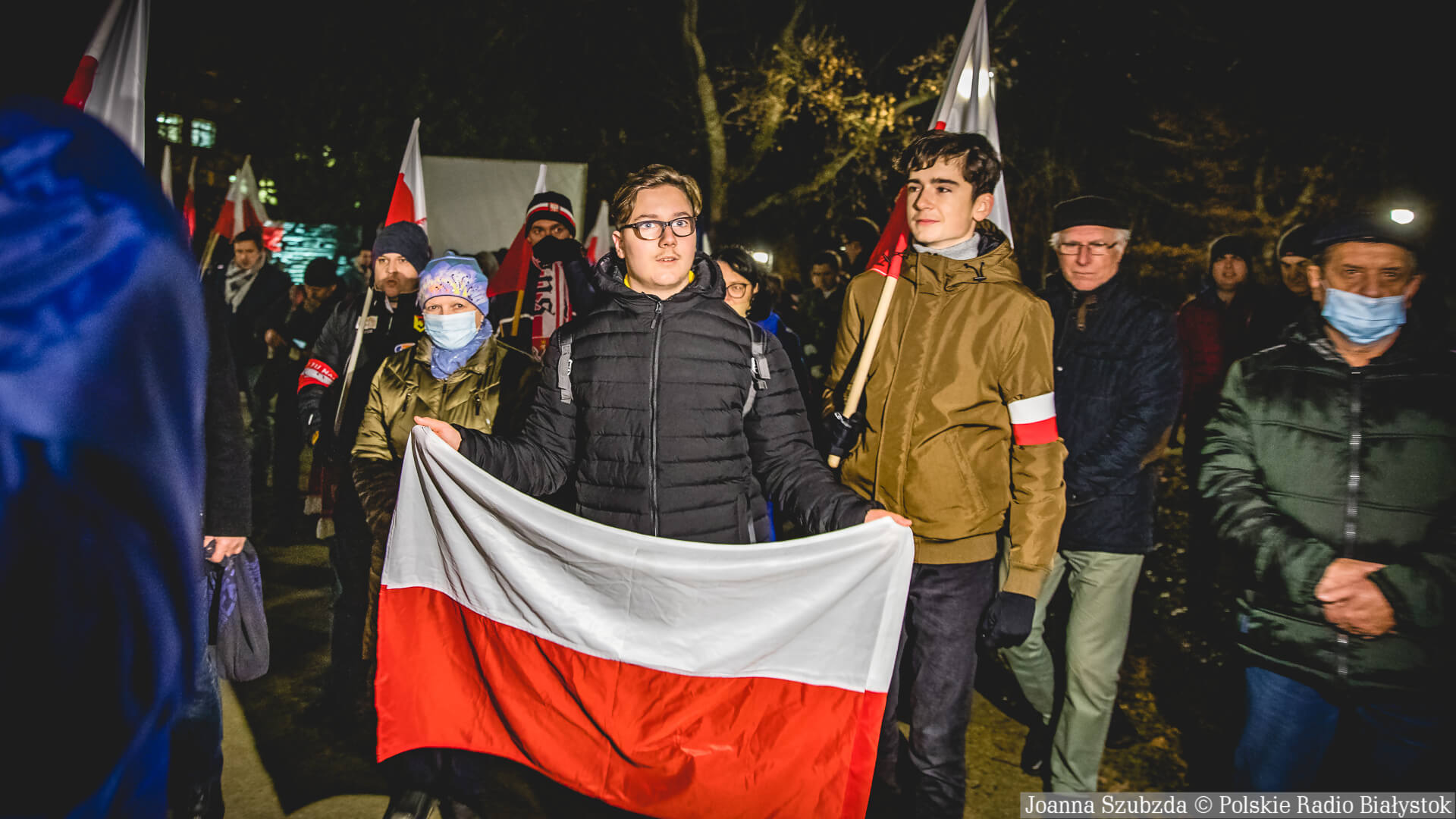 Około 200 osób wzięło udział w Białostockim Marszu Niepodległości [zdjęcia]