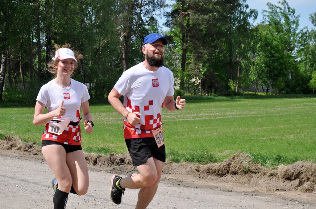 Sportowo i patriotycznie spędzili majówkę - Bieg Konstytucji Jeroniki-Choroszcz