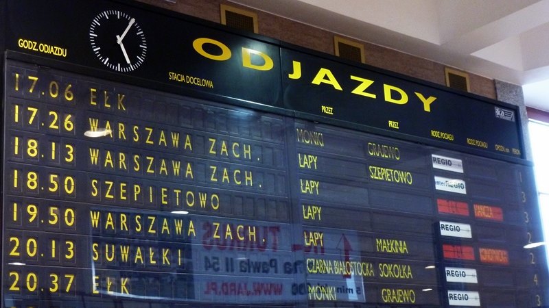 Z 9 do 12 wzrośnie liczba połączeń między Białymstokiem a Warszawą - nowy rozkład PKP Intercity