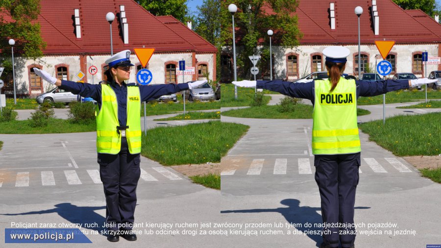 Czy wiemy, jak zachować się, gdy ruchem kieruje policjant?