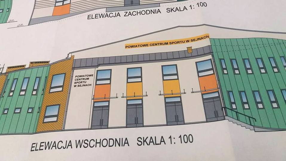Jeszcze w tym roku rozpocznie się budowa Powiatowego Centrum Sportu w Sejnach