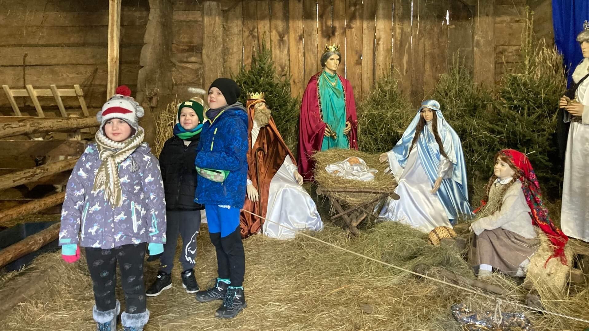 Przed Muzeum Rolnictwa w Ciechanowcu stanęła wyjątkowa szopka bożonarodzeniowa