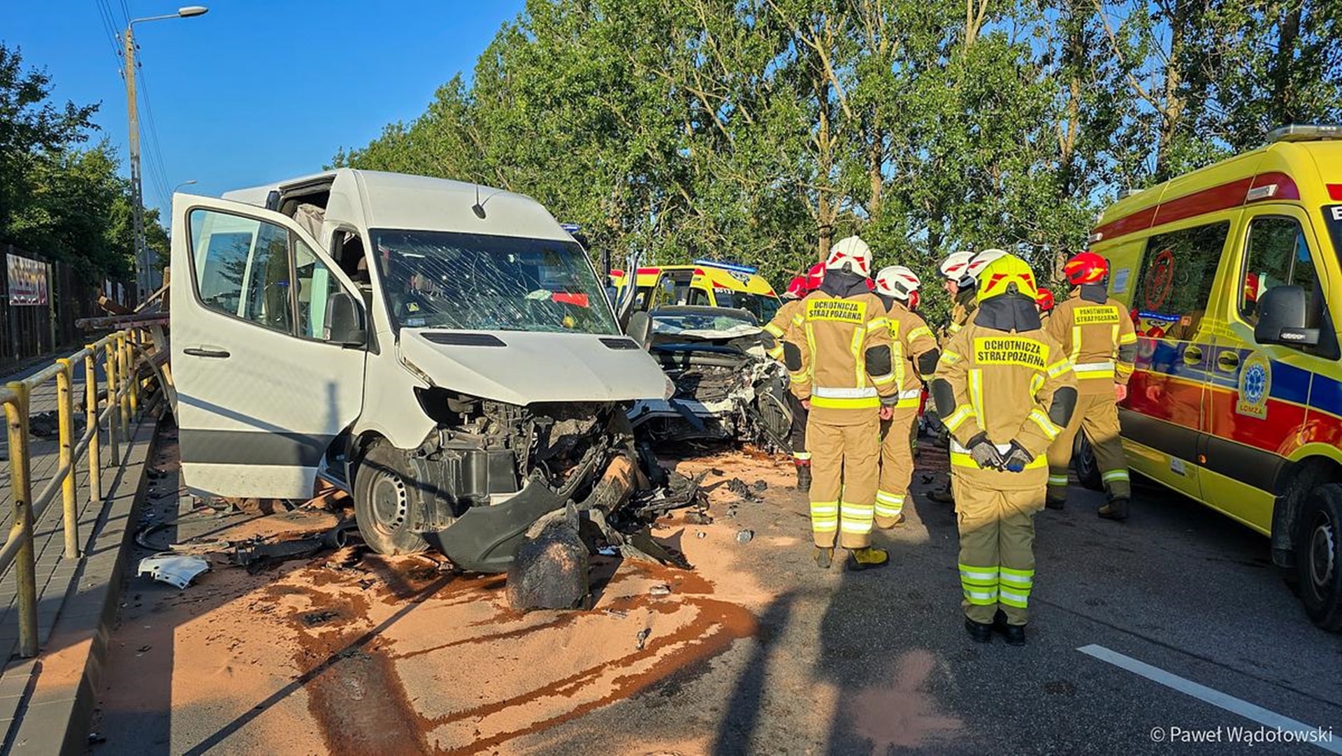 Tragiczny wypadek w Łomży na trasie do Piątnicy