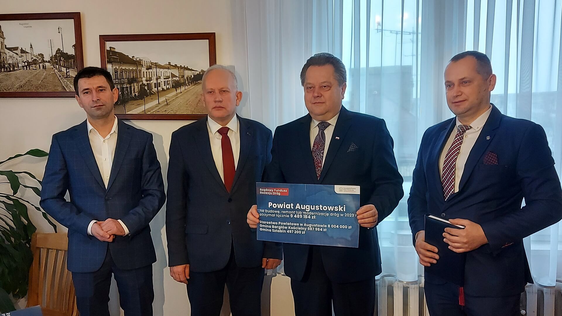 Dzięki rządowej dotacji w powiecie augustowskim uda się m.in. wyremontować cztery drogi