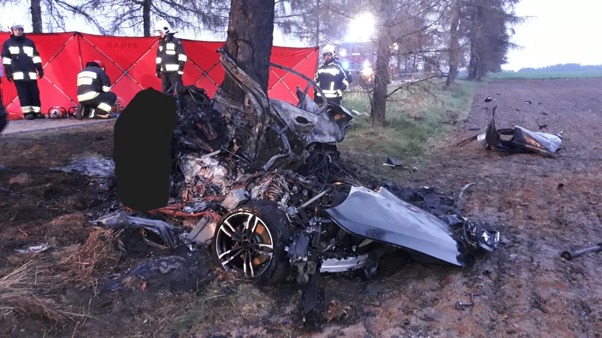 Wypadek w miejscowości Rutkowskie Małe - zginęły dwie osoby