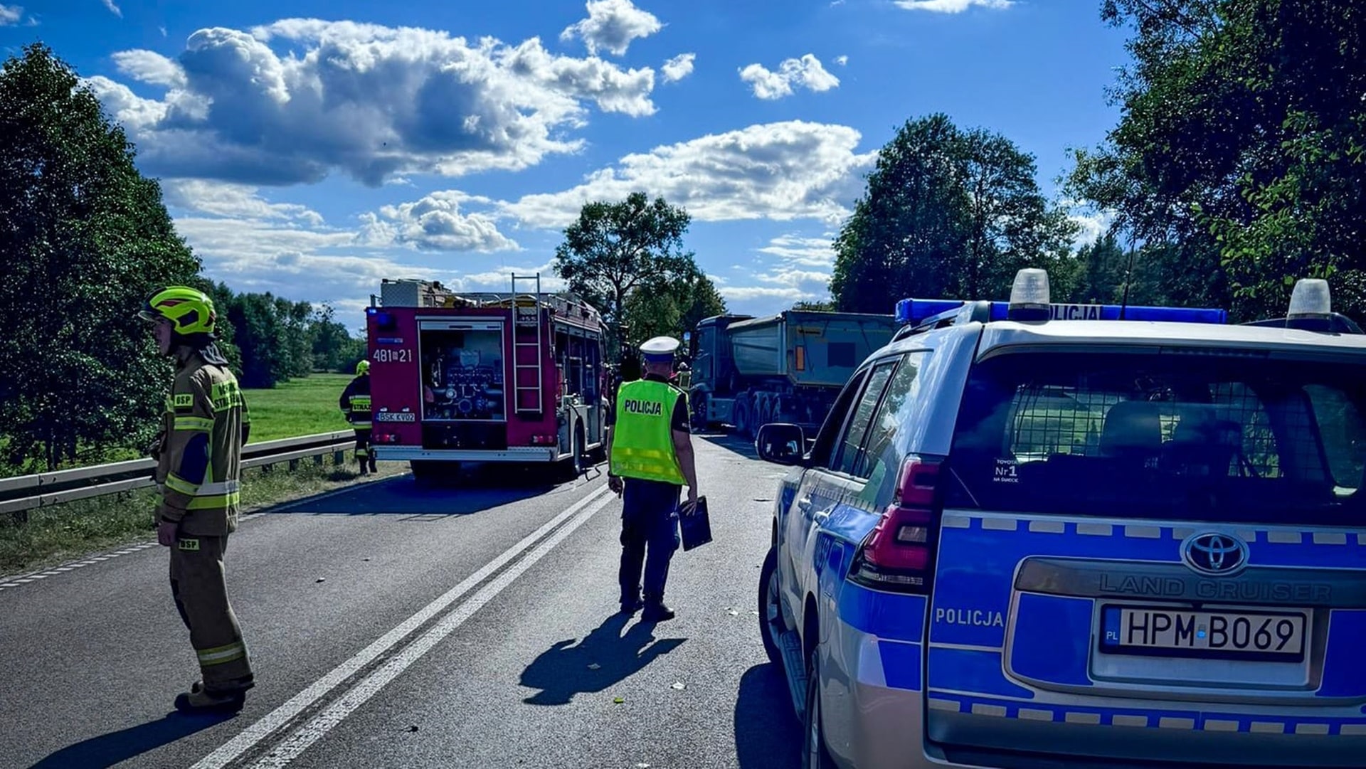 Śmiertelny wypadek w okolicach Sokółki - nie żyją dwie osoby