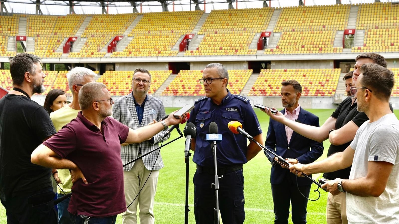Policja: mecz Jagiellonii z Ajaxem imprezą podwyższonego ryzyka