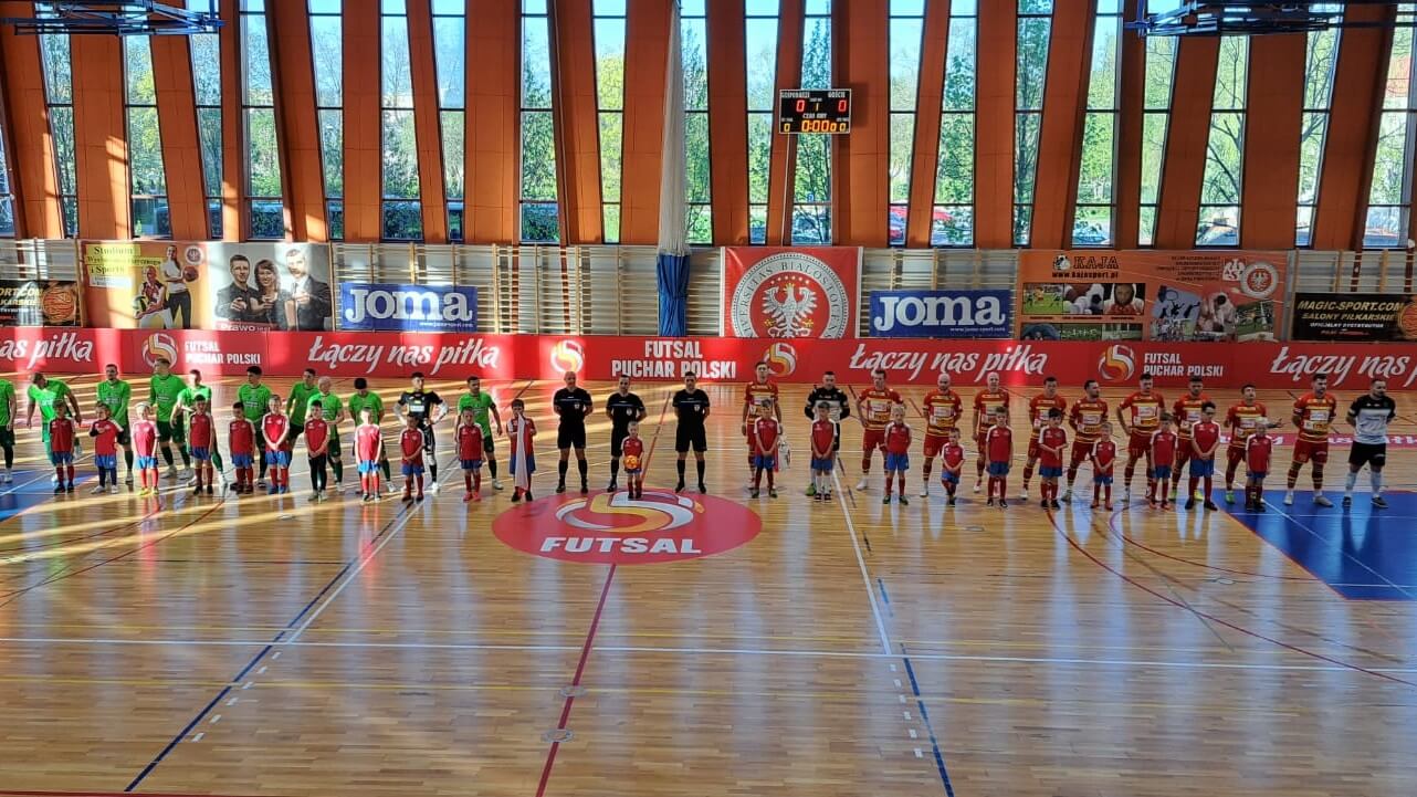 Jagiellonia Białystok zremisowała z Rekordem Bielsko-Biała 1:1 w finale futsalowego Pucharu Polski