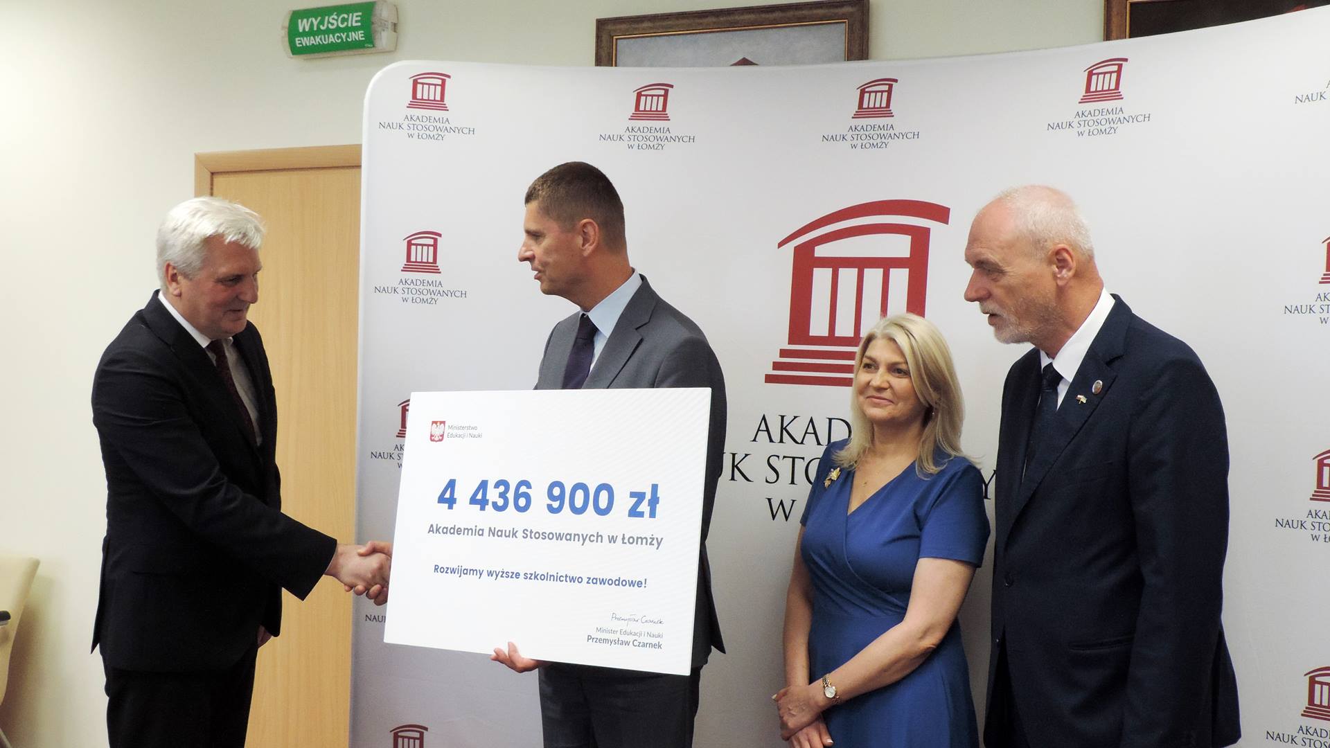 Akademia Nauk Stosowanych w Łomży otrzymała dodatkowe wsparcie finansowe z Ministerstwa Edukacji i Nauki