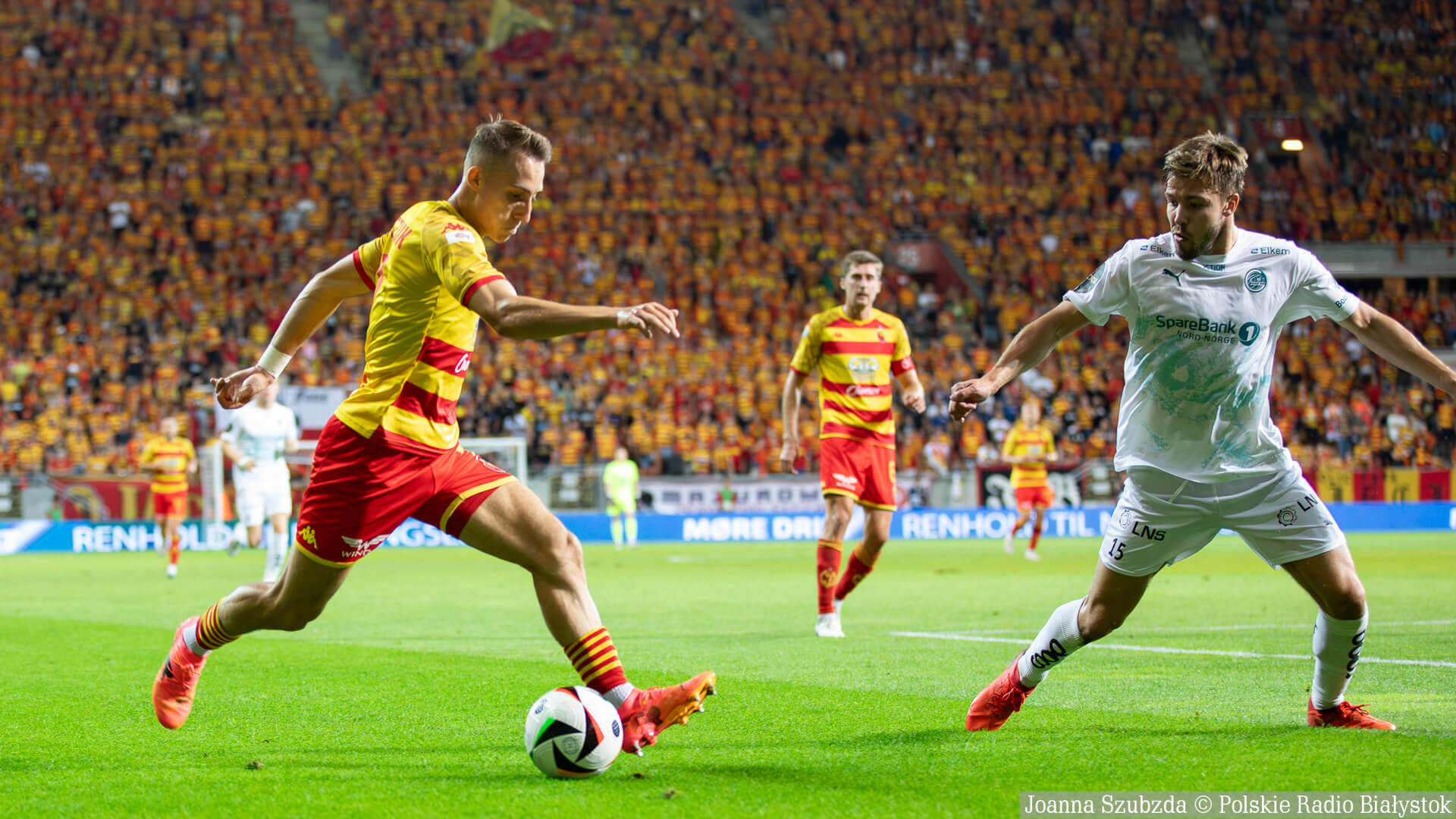 Jagiellonia słabsza od Bodo/Glimt – przegrywa pierwszy mecz [zdjęcia, wideo]