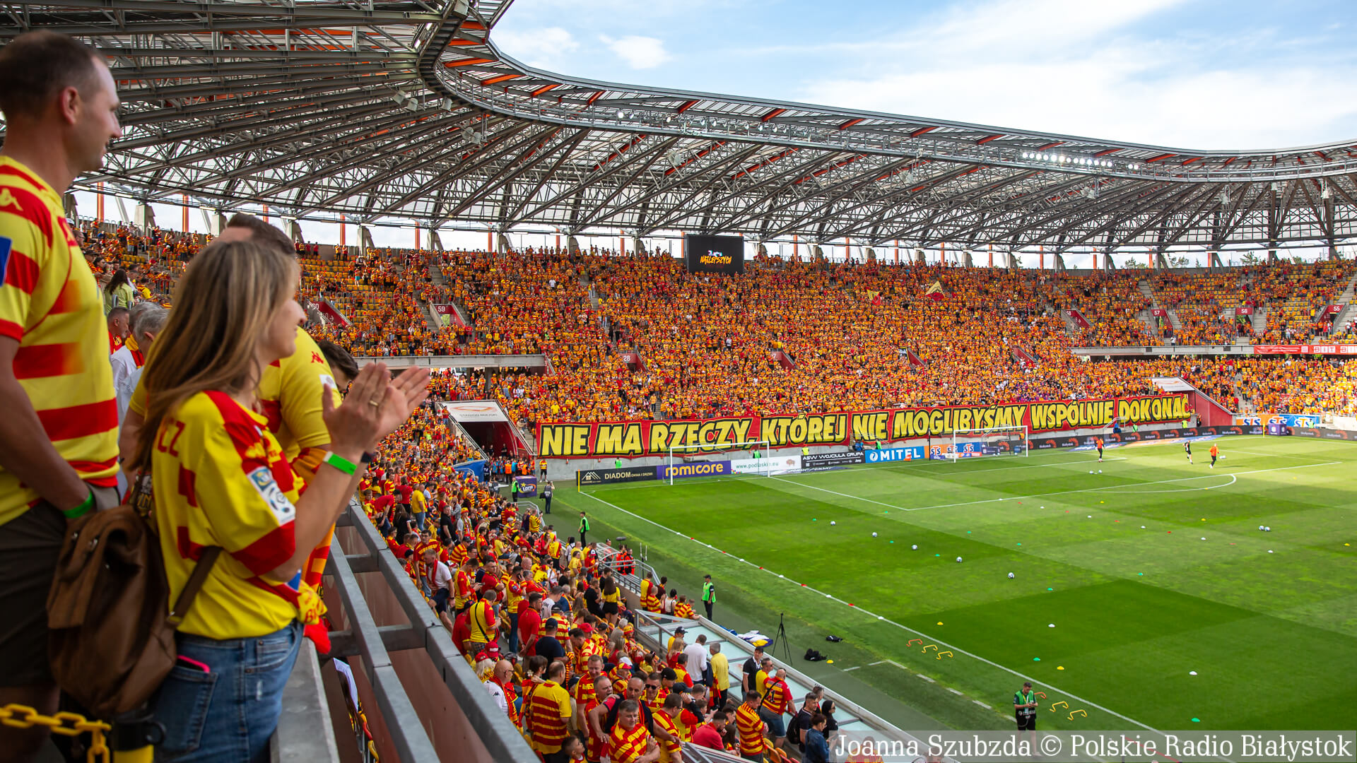 Przedstawiciele spółki Stadion Miejski w Białymstoku i Jagiellonii Białystok podpisali umowę na wynajem obiektu na kolejny rok