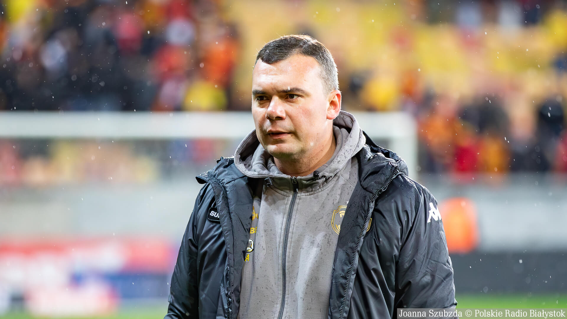 Adrian Siemieniec, Jagiellonia Białystok - Arka Gdynia, 18.10.2025, fot. Joanna Szubzda