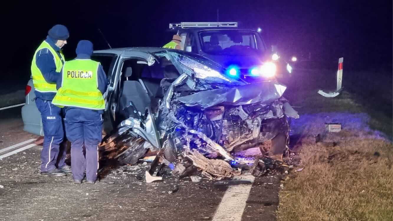 Zmarła jedna z pięciu rannych osób w wypadku pod Grajewem