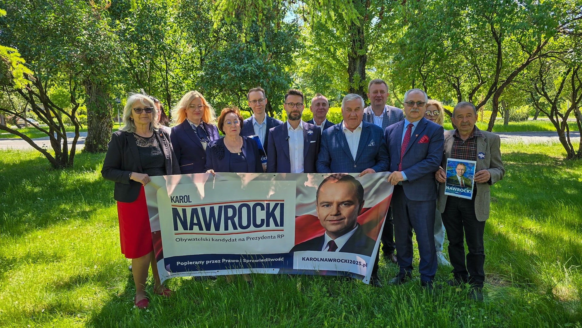 Konferencja prasowa PiS w Grajewie, 30.05.2025, fot. Paweł Wądołowski