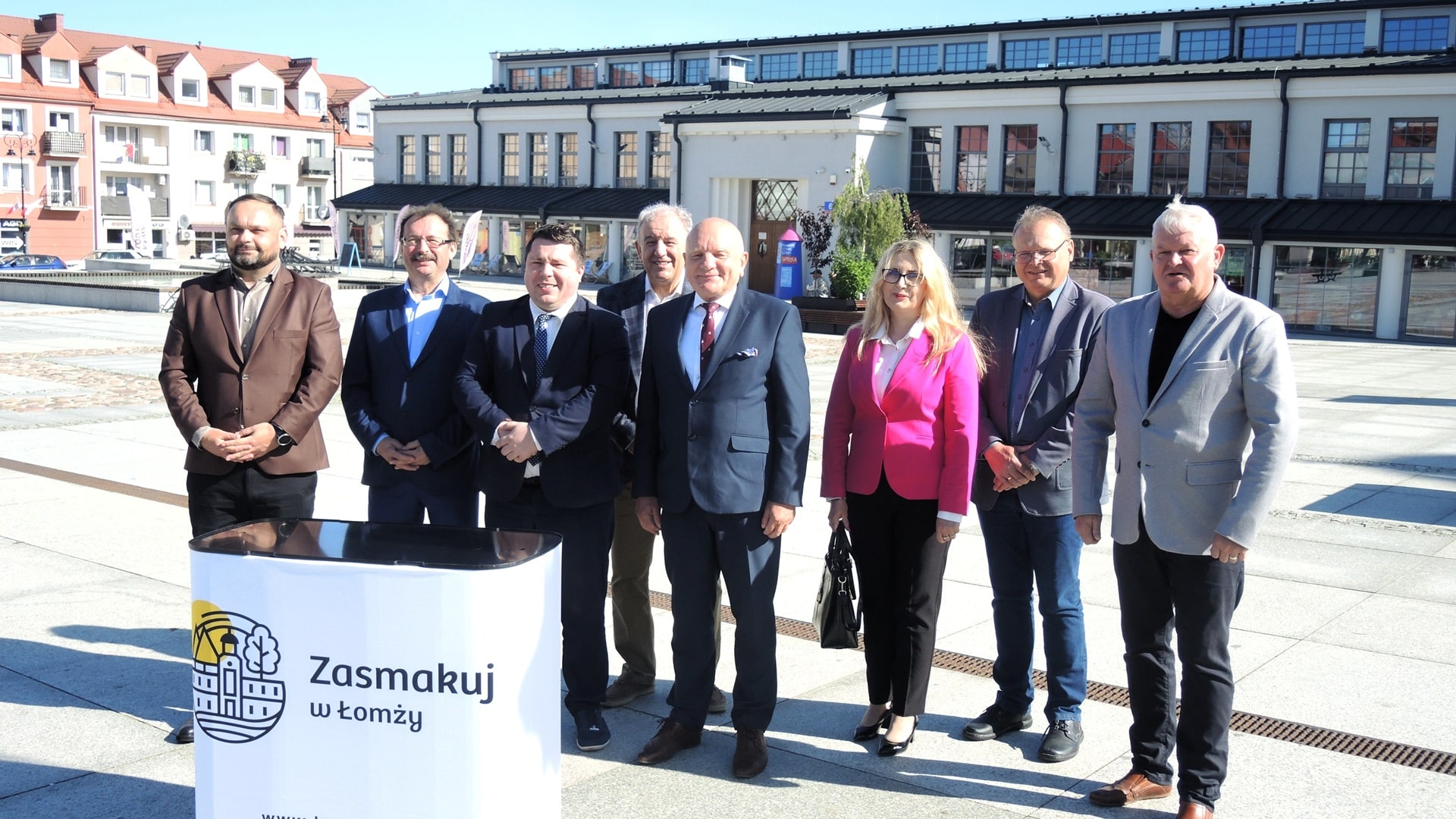 Briefing dotyczący reorganizacji klas w szkołach podstawowych w Łomży, 27.05.2025, fot. Adam Dąbrowski