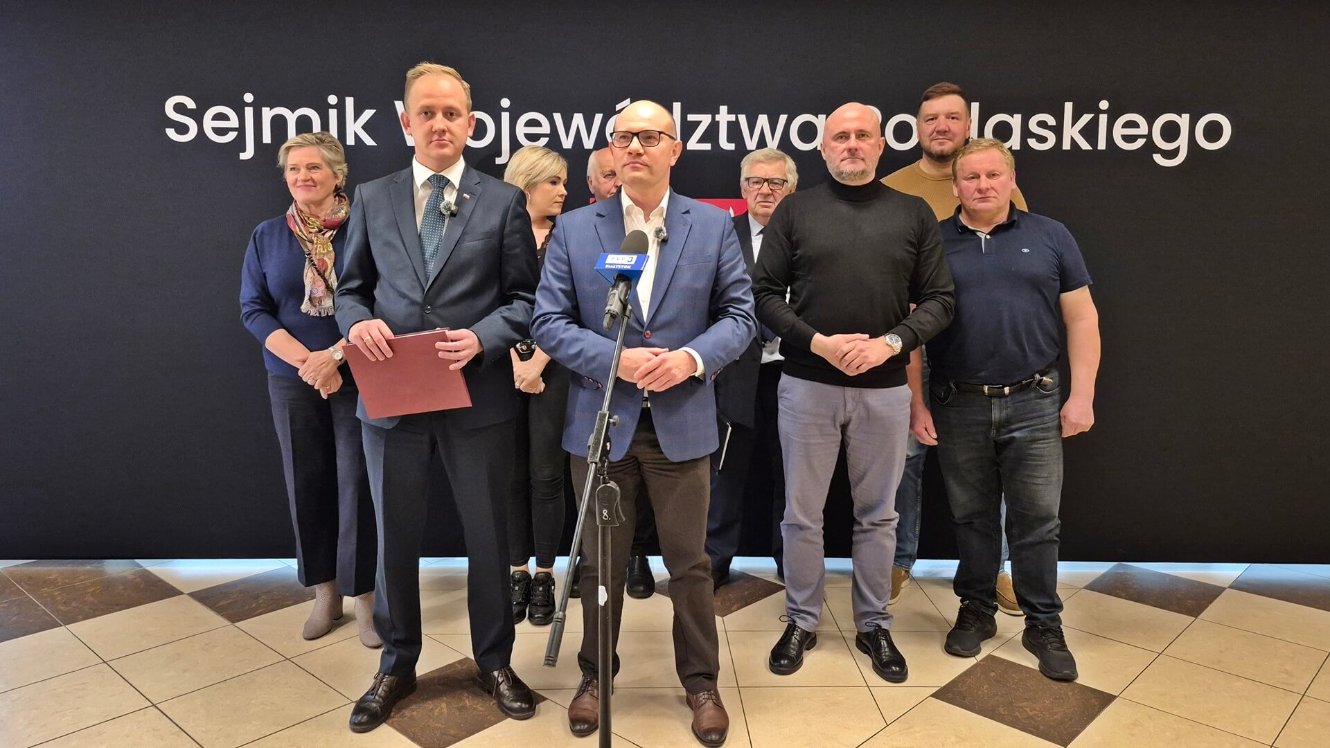 Podlascy radni PiS wnioskują do zarządu województwa o przebudowę drogi Augustów-Suwałki, 16.10.2025, fot. Renata Reda