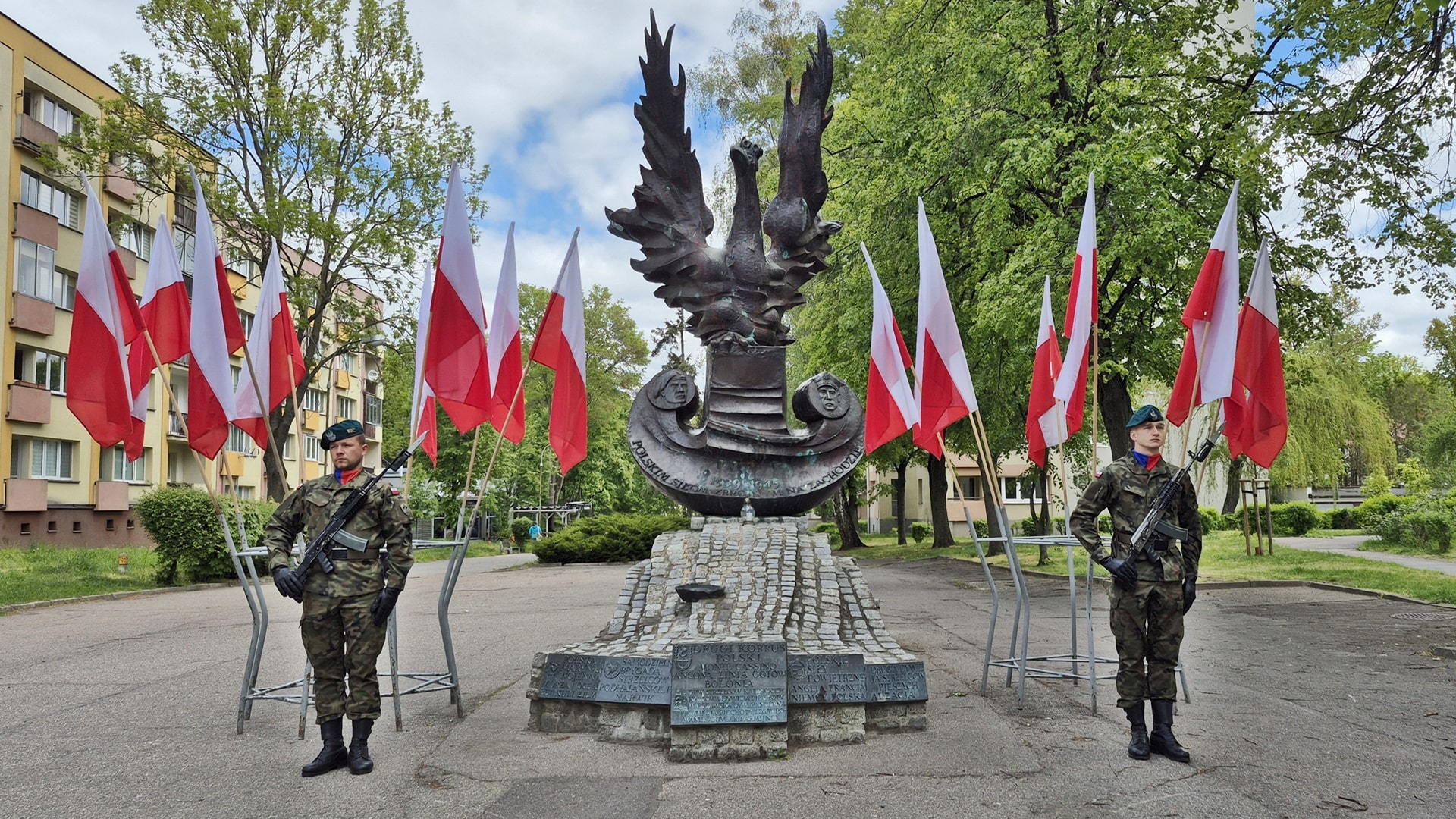 Uroczystości z okazji 80. rocznicy zakończenia II Wojny Światowej w Białymstoku, fot. Ryszard Minko