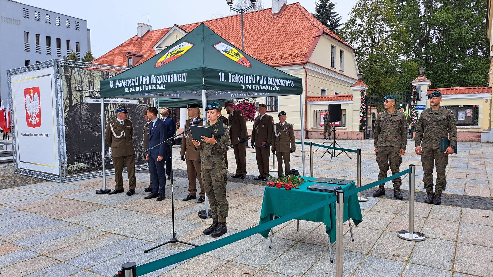 Prawie 100 ochotników w Białymstoku i 80 w Łomży złożyło przysięgę wojskową