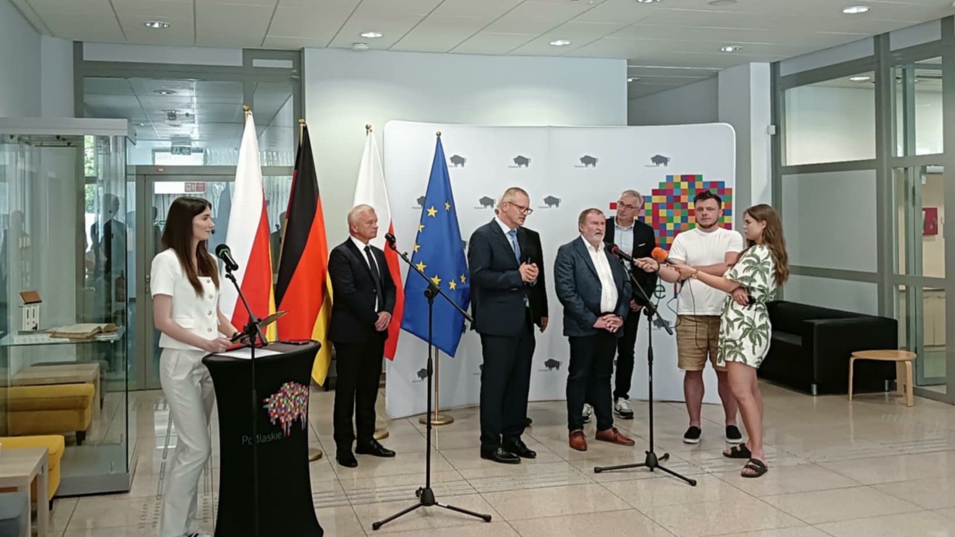 Delegacja z Dingolfing-Landau w regionie łomżyńskim. Wymiana doświadczeń i rozmowy o wsparciu UE