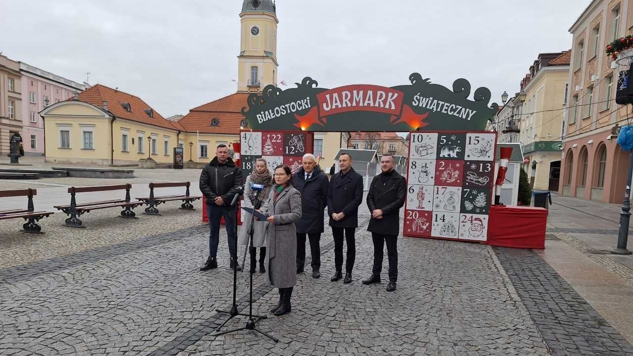 Mnóstwo atrakcji w ramach akcji "Podaruj zdrowie na święta"  podczas Bożonarodzeniowego Jarmarku w Białymstoku