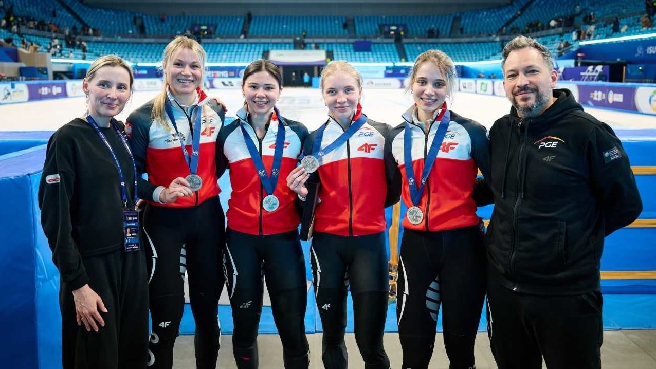 Mistrzostwa Świata w short tracku. Srebrny medal polskiej sztafety kobiet