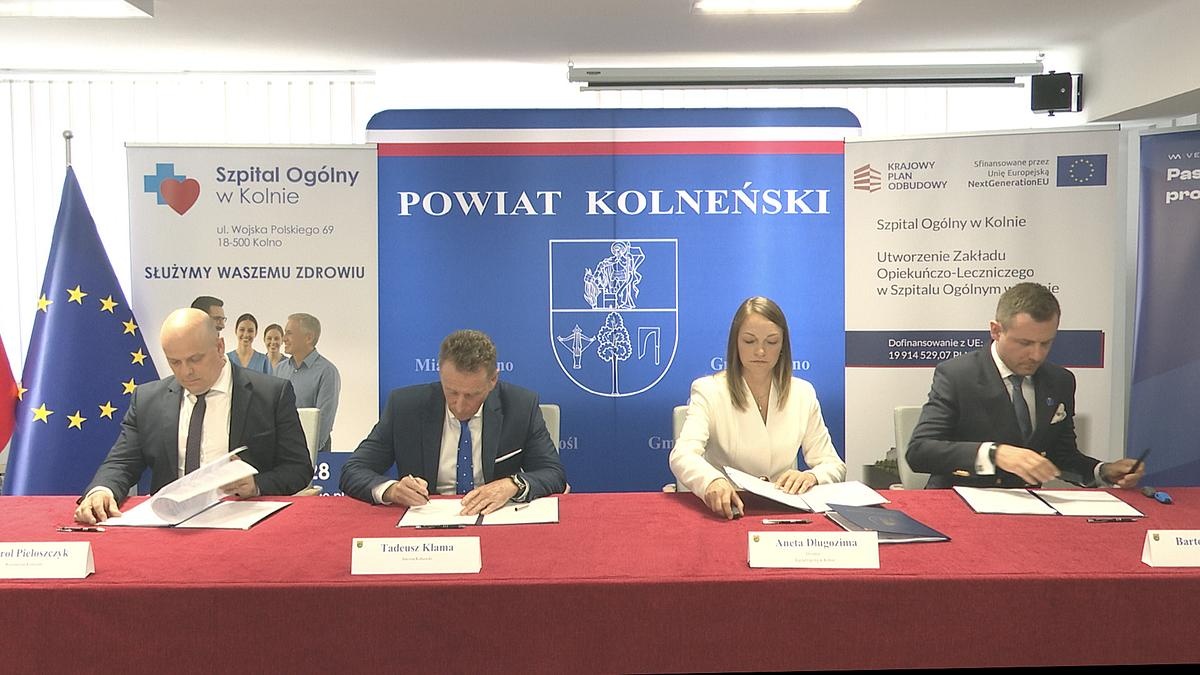 Powiat kolneński: Starsi pacjenci będą mieli lepszą opiekę. Rozpoczęto budowę ZOL-u