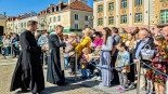 Święcenie pokarmów na Rynku Kościuszki w Białymstoku, fot. Sylwia Krassowska