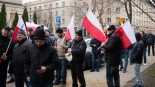 Protest rolników w Białymstoku. fot. Barbara Sokolińska