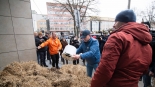 Protest rolników w Białymstoku. fot. Barbara Sokolińska