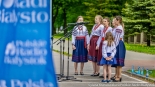Radiowa strefa kibica na trasie 10. PKO Białystok Półmaratonu, fot. Sylwia Krassowska